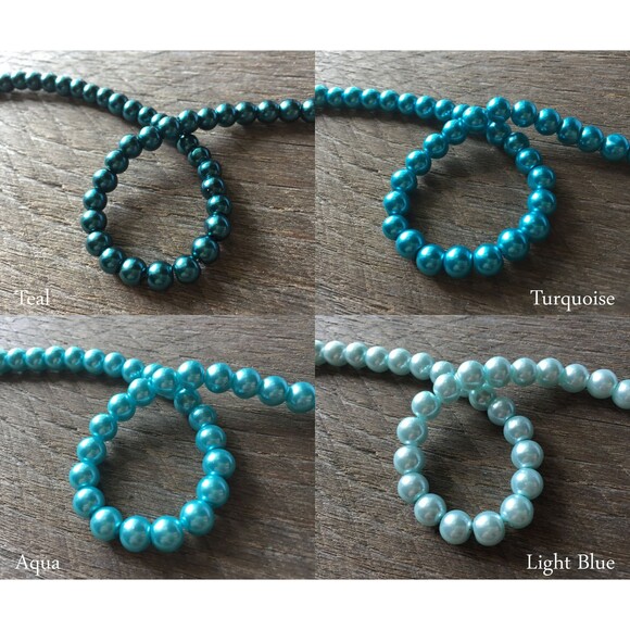 Braided Pearl Bracelet, Multi Strand Statement Bracelet on Silver - Picture 8 of 10